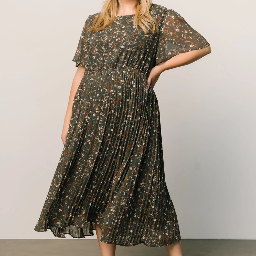 Baltic Born Pleated Midi Dress